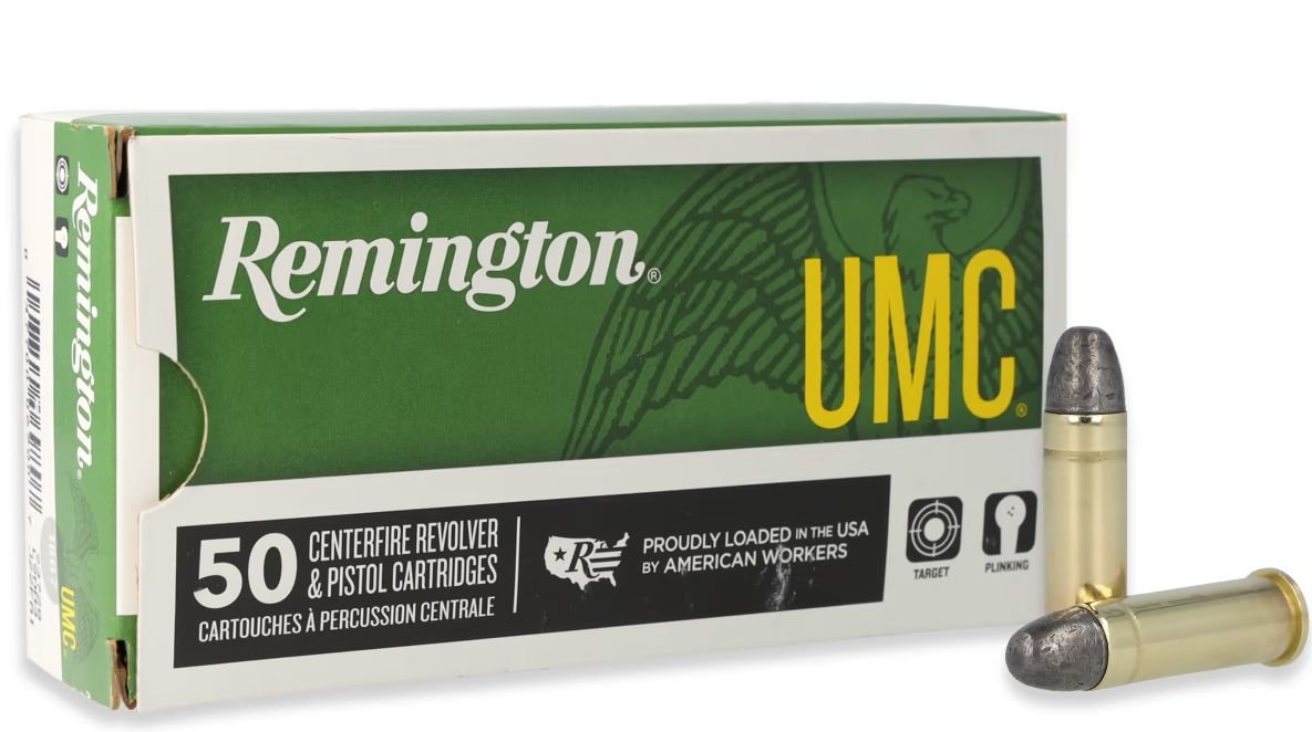 Remington UMC 38 Spl 158 Grain Round Nose 50rd box - Brass Casing